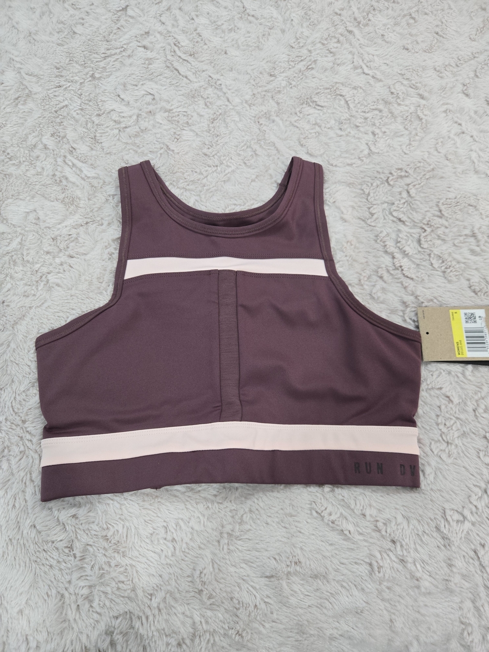 Nike Mauve/Pale Pink  Crop Sports Bra